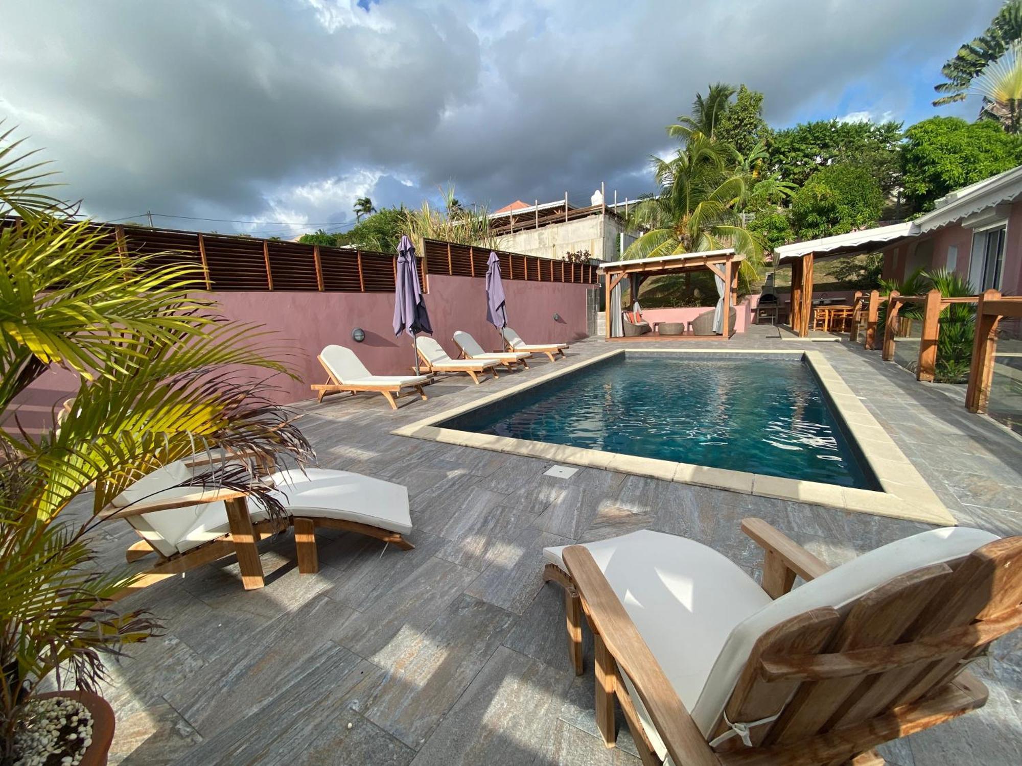 Villa Avec Piscine, Vue Sur Mer, Rocher Du Diamant Сен-Лу Екстериор снимка